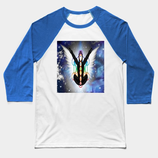 Angelic Transmutation Baseball T-Shirt by Adamas In Aspera